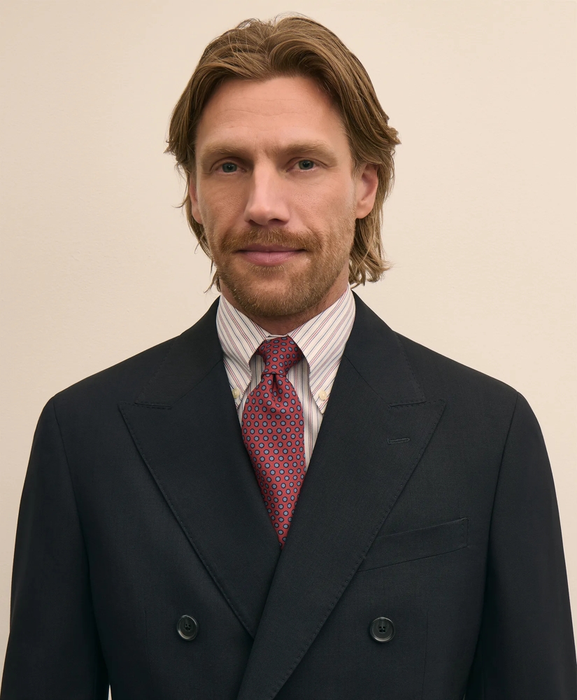 Brooks Brothers Explorer Collection Slim Fit Wool Double-Breasted Suit Jacket, image 3