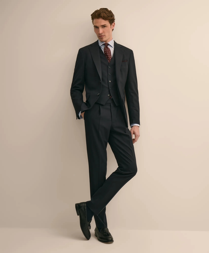 Brooks Brothers Explorer Collection Slim Fit Wool Single-Pleat Suit Pants, image 2