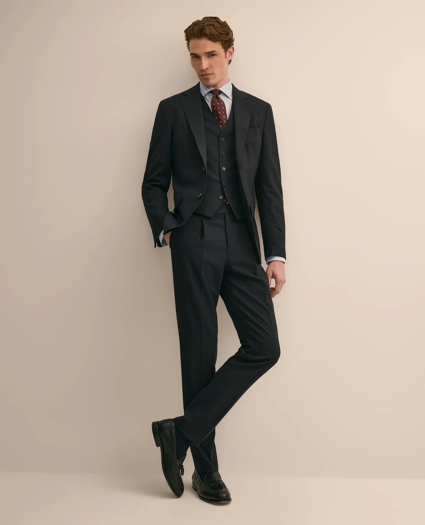 Brooks Brothers Explorer Collection Slim Fit Wool Single-Pleat Suit Pants, image 2
