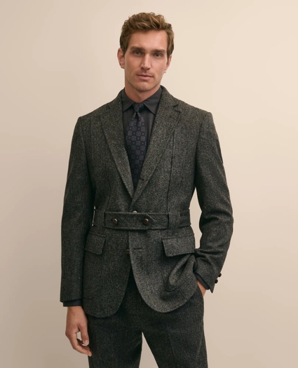 Classic Fit Flecked Wool Tweed Suit Jacket, image 1
