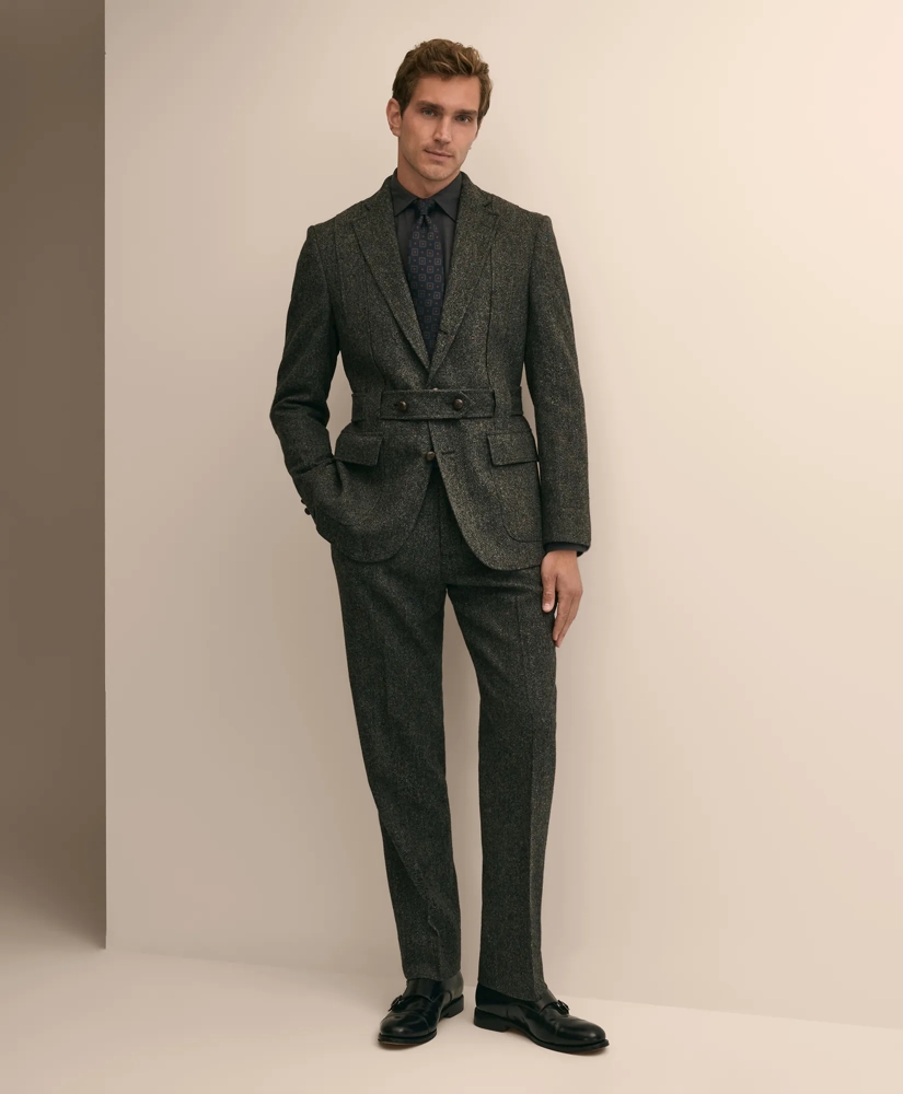 Classic Fit Flecked Wool Tweed Suit Jacket, image 2