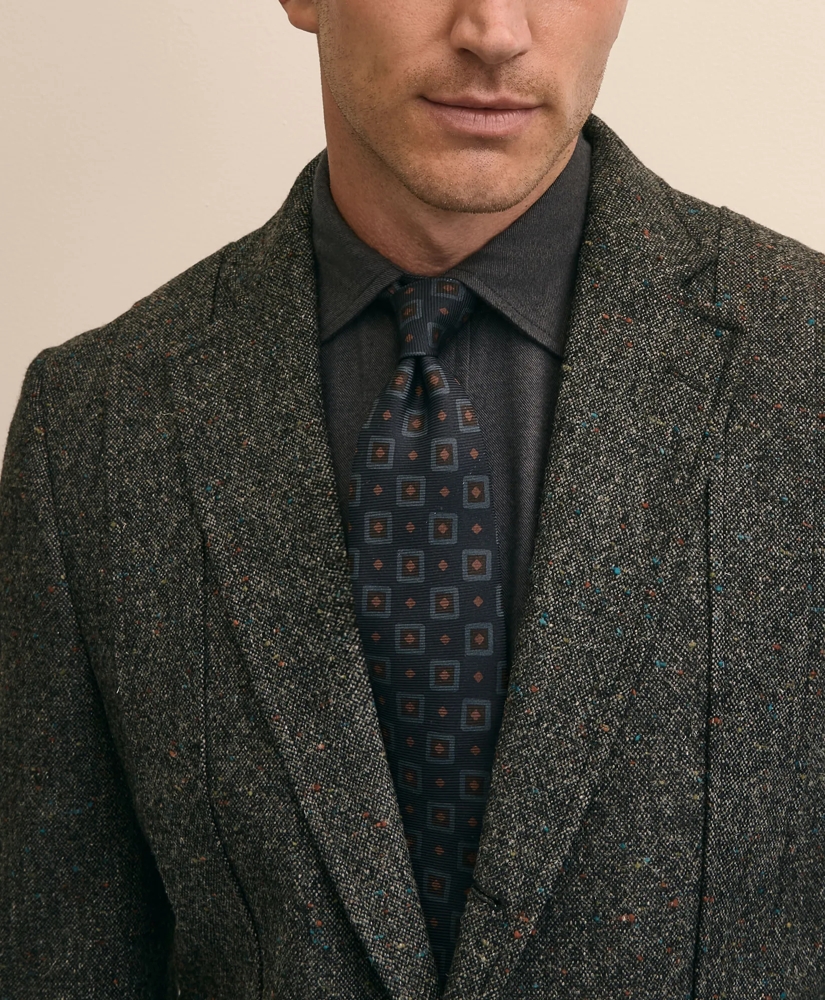 Classic Fit Flecked Wool Tweed Suit Jacket, image 3