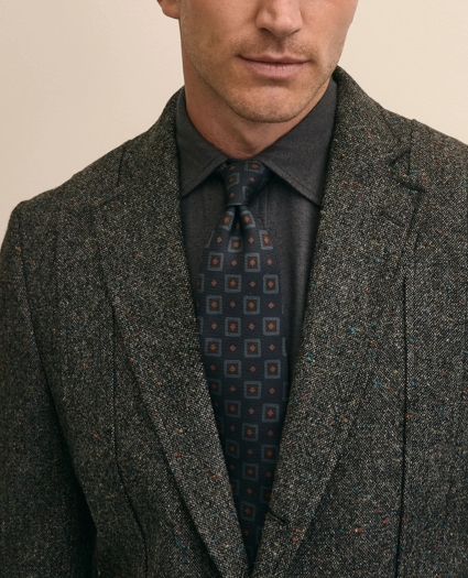 Classic Fit Flecked Wool Tweed Suit Jacket, image 3