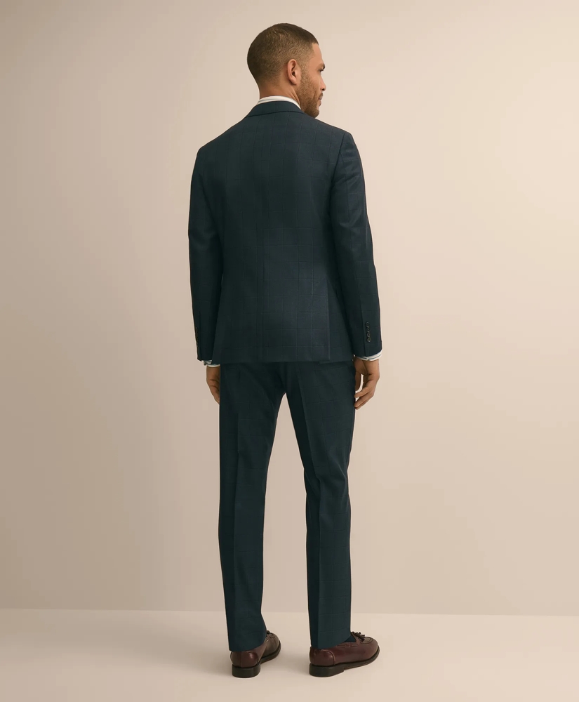 Classic Fit Wool Windowpane 1818 Suit, image 4