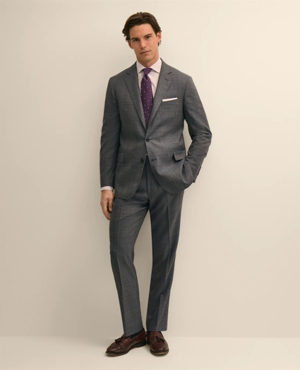 Classic Fit Wool Overcheck 1818 Suit, image 1