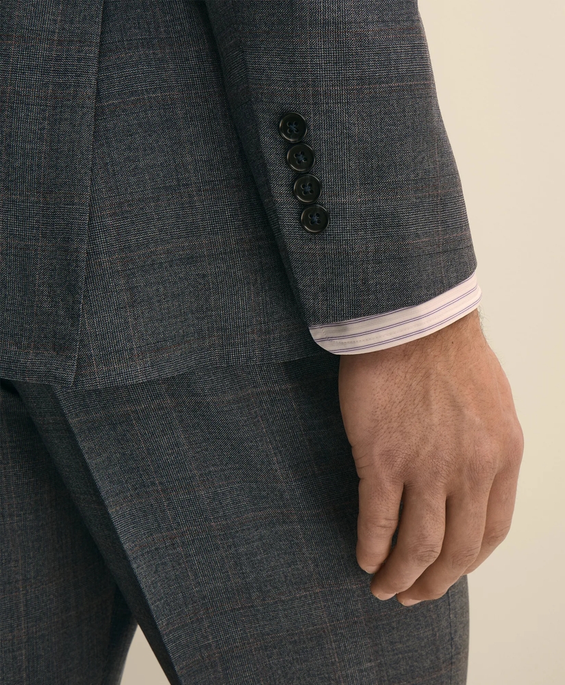 Classic Fit Wool Overcheck 1818 Suit, image 5