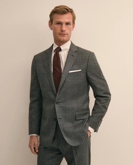Classic Fit Wool Glen Plaid 1818 Suit, image 2