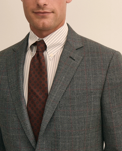 Classic Fit Wool Glen Plaid 1818 Suit, image 3
