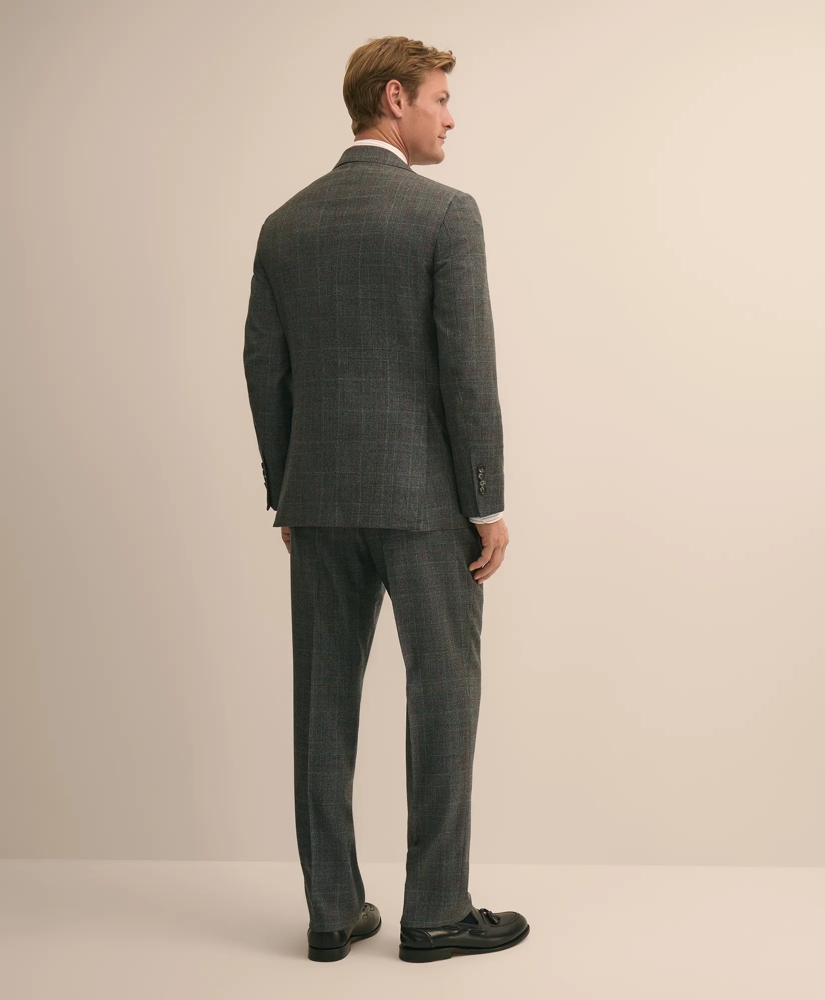 Classic Fit Wool Glen Plaid 1818 Suit, image 4