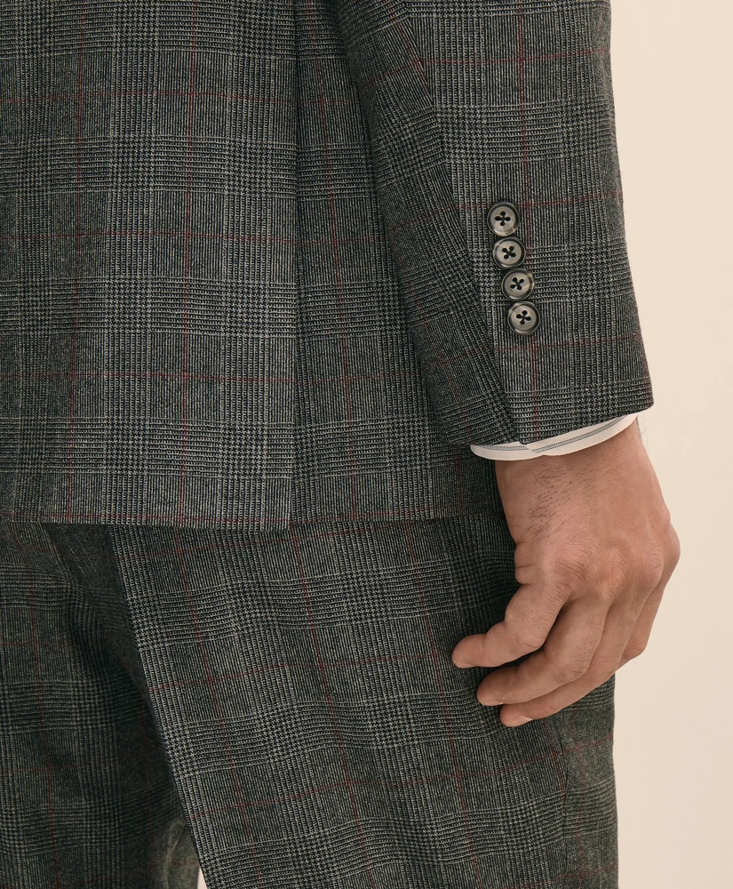 Classic Fit Wool Glen Plaid 1818 Suit, image 5