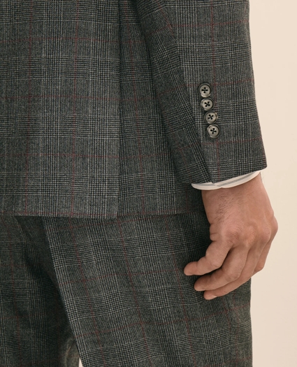Classic Fit Wool Glen Plaid 1818 Suit, image 5
