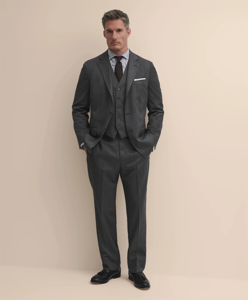 Classic Fit Covert-Wool Blend Vest, image 2