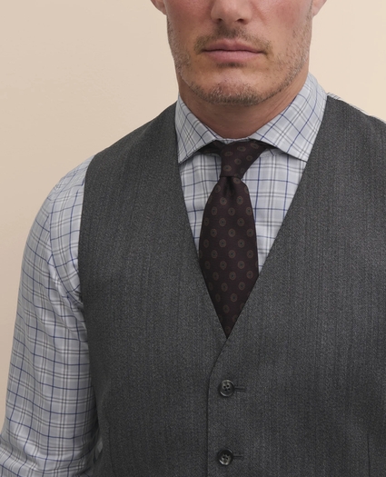 Classic Fit Covert-Wool Blend Vest, image 3
