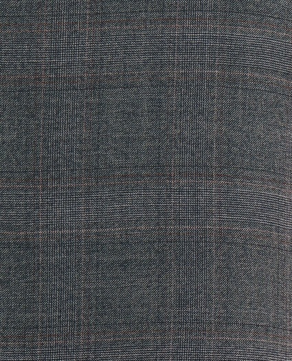 Slim Fit Wool Overcheck 1818 Suit, image 6