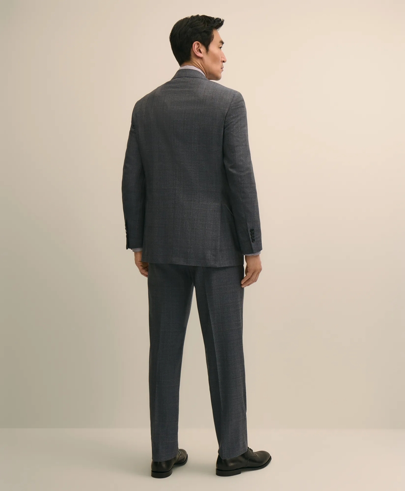 Traditional Fit Wool Overcheck 1818 Suit, image 4