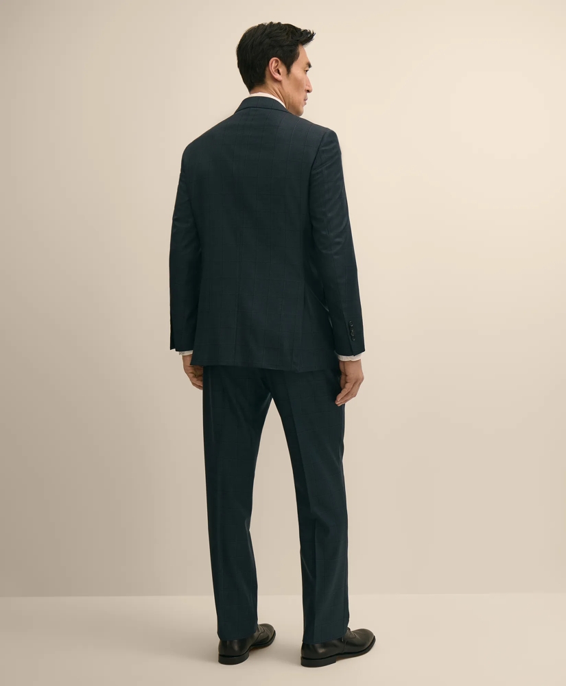 Traditional Fit Wool Windowpane 1818 Suit, image 4