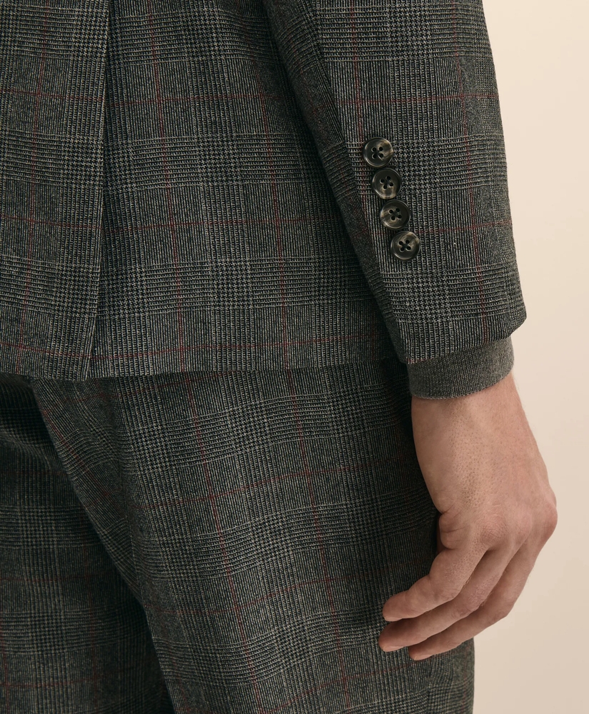Slim Fit Wool Glen Plaid 1818 Suit, image 5