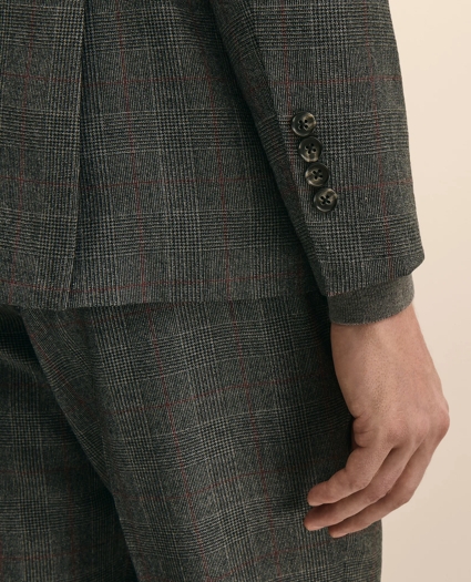 Slim Fit Wool Glen Plaid 1818 Suit, image 5
