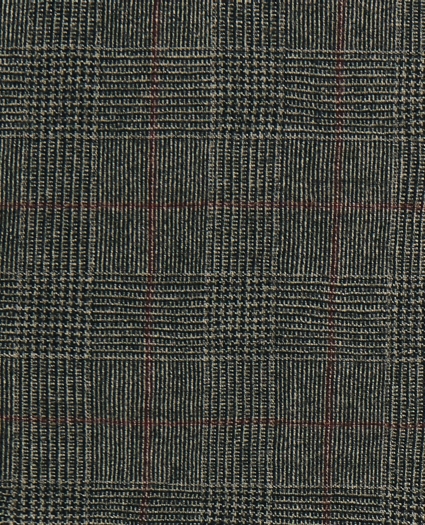 Slim Fit Wool Glen Plaid 1818 Suit, image 6