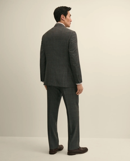 Traditional Fit Wool Glen Plaid 1818 Suit, image 4