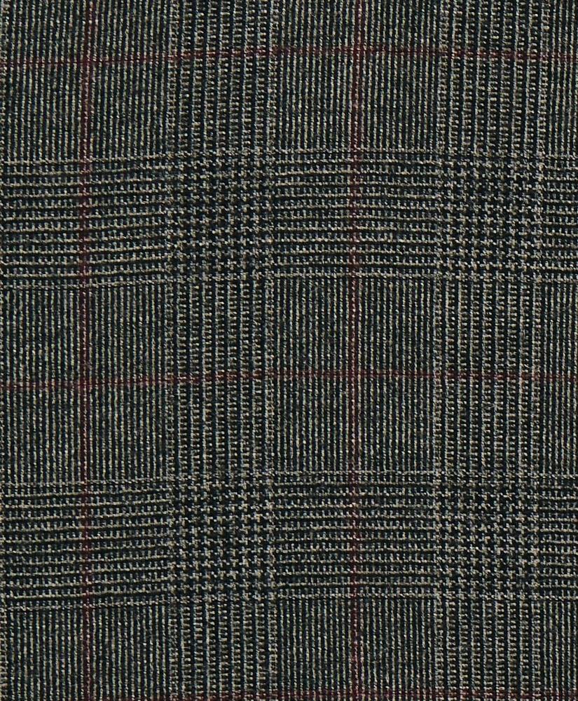 Traditional Fit Wool Glen Plaid 1818 Suit, image 6