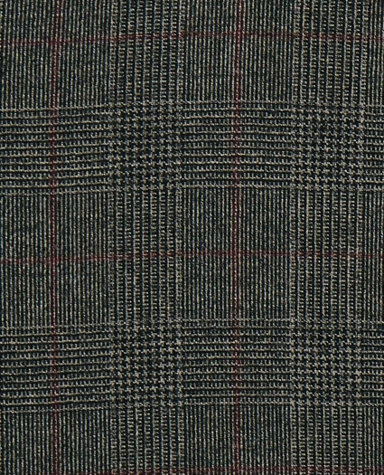 Traditional Fit Wool Glen Plaid 1818 Suit, image 6