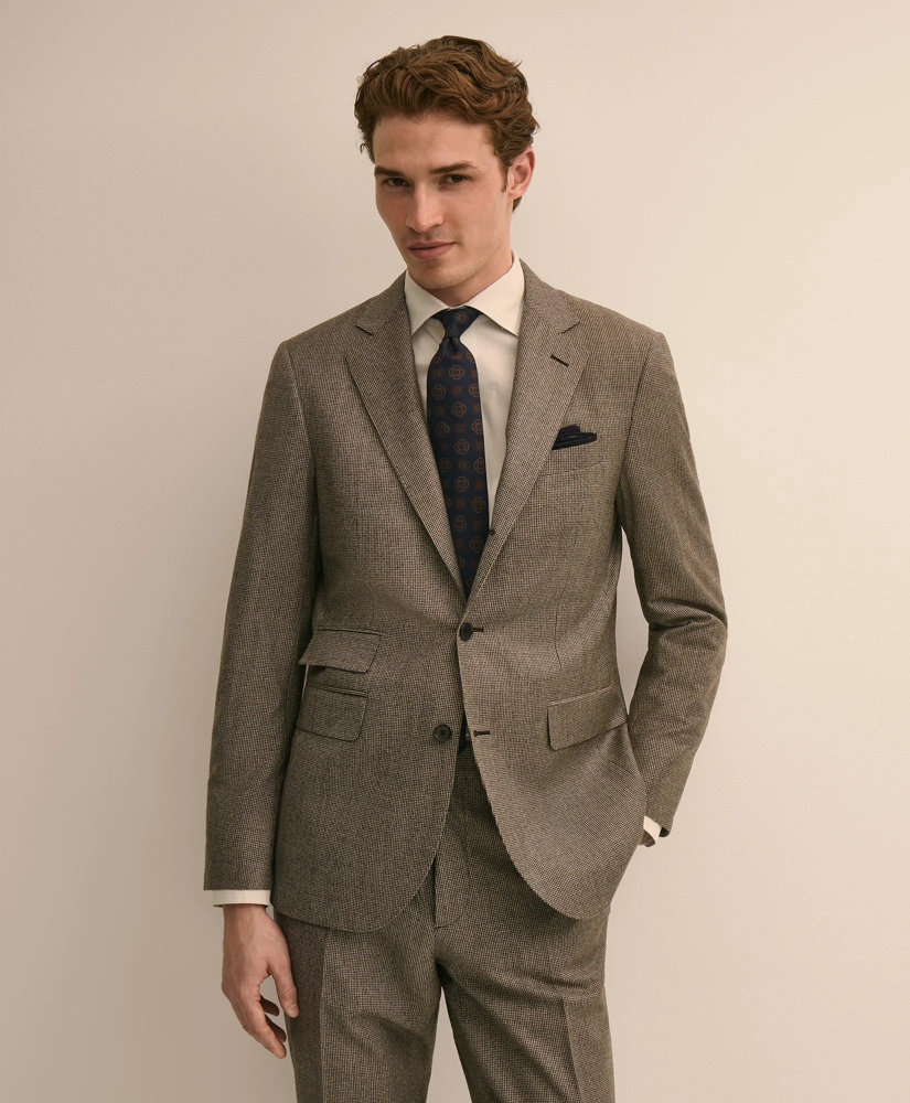 Slim Fit Wool Mini-Houndstooth 1818 Suit, image 1