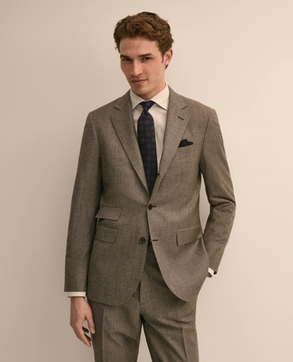 Slim Fit Wool Mini-Houndstooth 1818 Suit, image 1