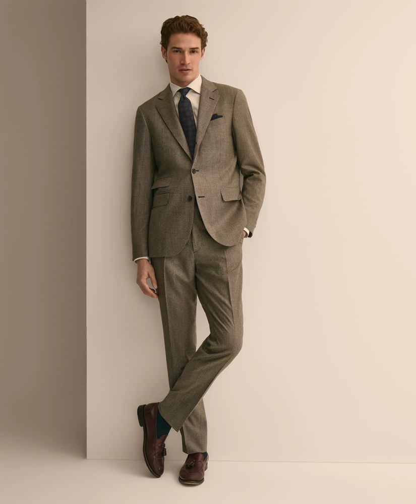 Slim Fit Wool Mini-Houndstooth 1818 Suit, image 2