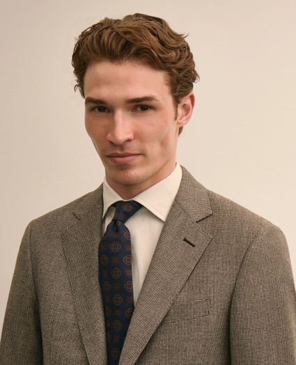Slim Fit Wool Mini-Houndstooth 1818 Suit, image 3