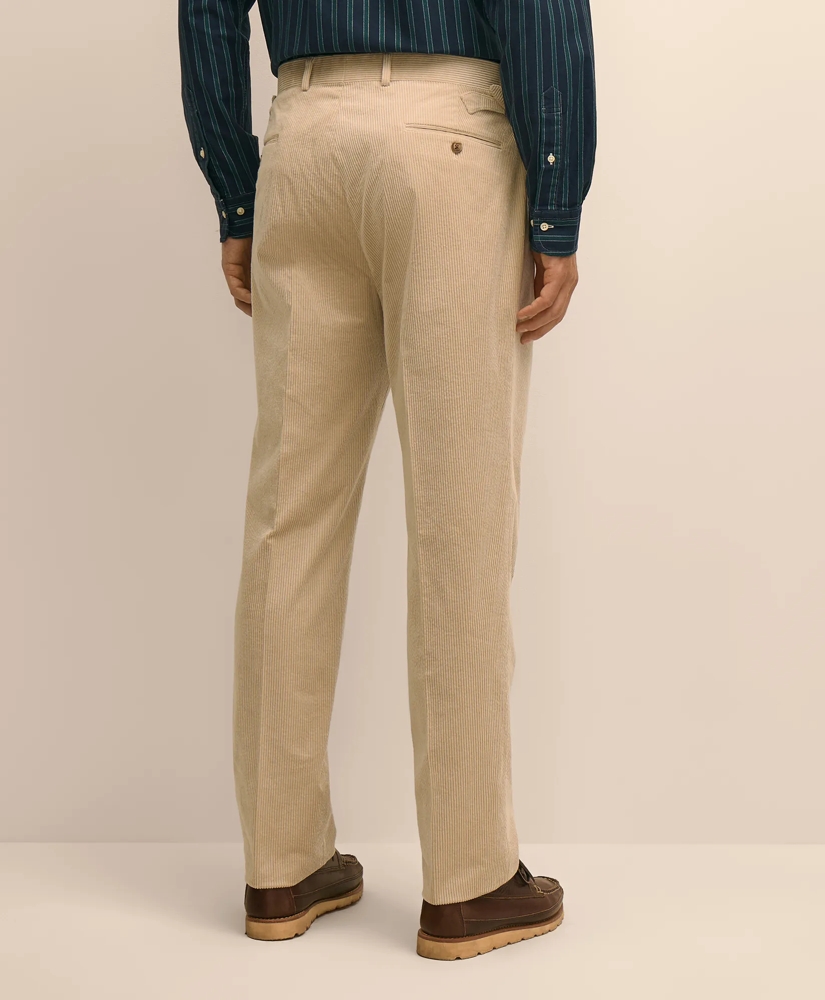 Classic Fit Corduroy Single-Pleat Suit Pants, image 3