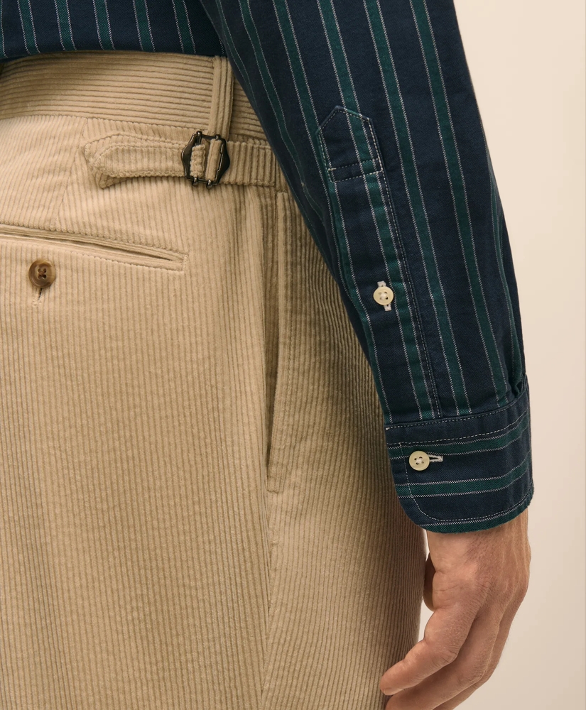 Classic Fit Corduroy Single-Pleat Suit Pants, image 4
