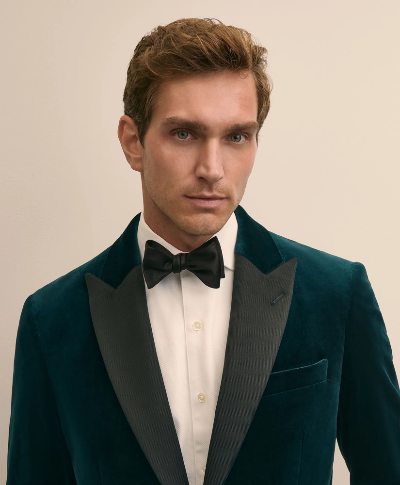 Classic Fit Cotton Velvet 1818 Dinner Jacket, image 3