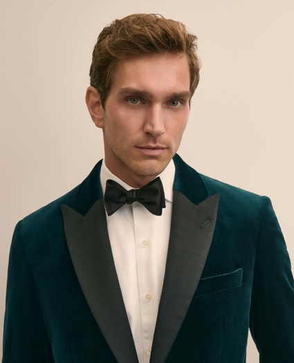 Classic Fit Cotton Velvet 1818 Dinner Jacket, image 3