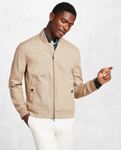Golden Fleece® Linen Bomber, image 1