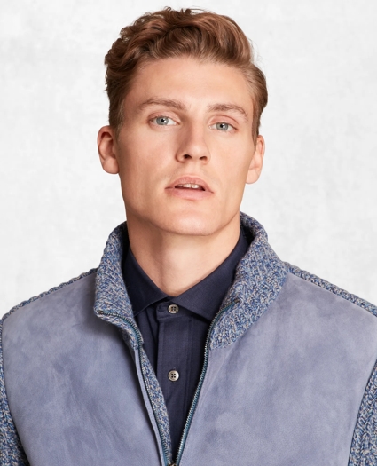 Golden Fleece® Shearling Zip-Up Cardigan Jacket, image 2