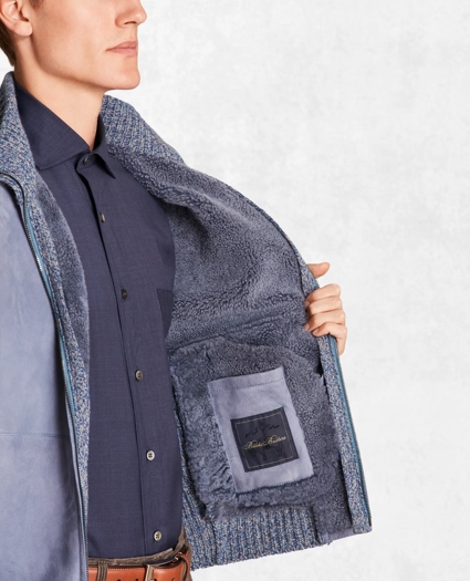 Golden Fleece® Shearling Zip-Up Cardigan Jacket, image 5