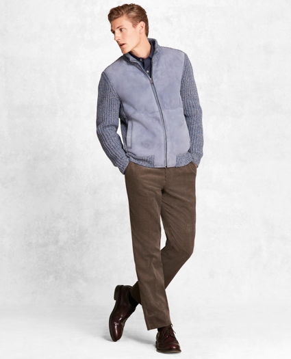 Golden Fleece® Shearling Zip-Up Cardigan Jacket, image 6