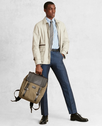 Golden Fleece® Linen-Blend Twill Jacket, image 1