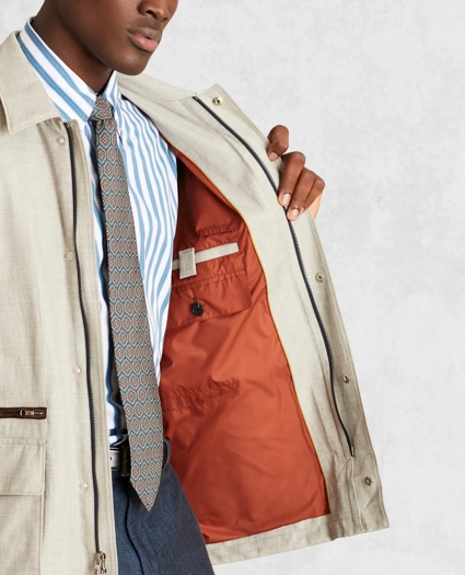Golden Fleece® Linen-Blend Twill Jacket, image 4