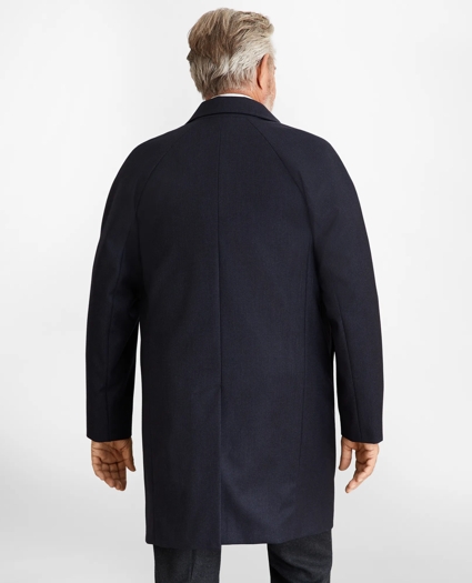 Water-Repellent Wool Raglan Trench Coat, image 3