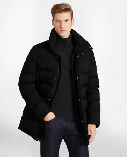 Quilted Down Long Puffer Coat, image 1