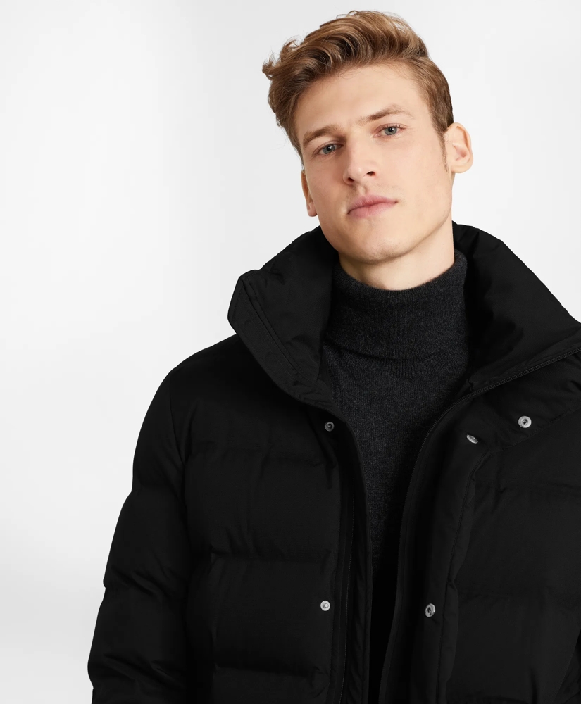 Quilted Down Long Puffer Coat, image 2