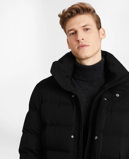 Quilted Down Long Puffer Coat, image 2