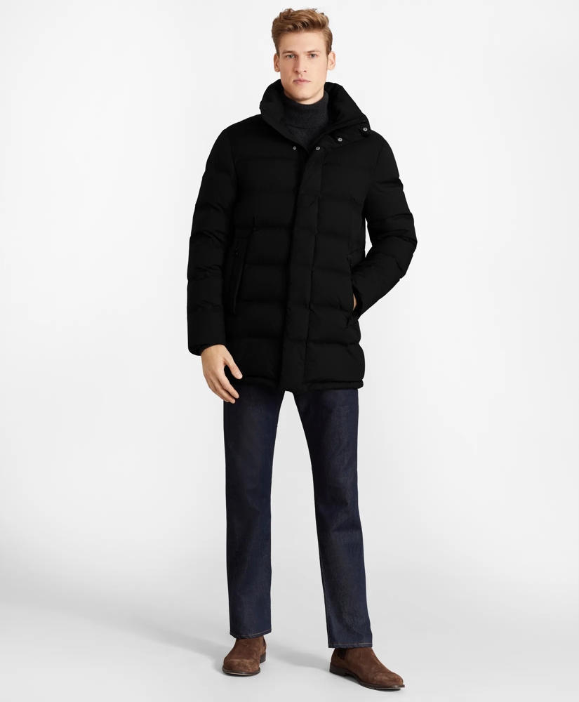 Quilted Down Long Puffer Coat, image 3