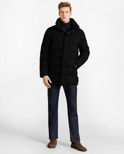 Quilted Down Long Puffer Coat, image 3