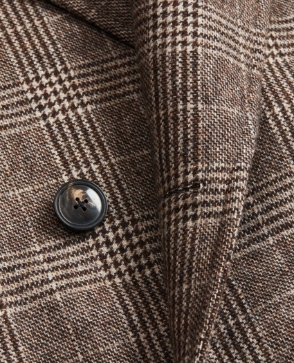 Golden Fleece® Double-Breasted Plaid Topcoat, image 2