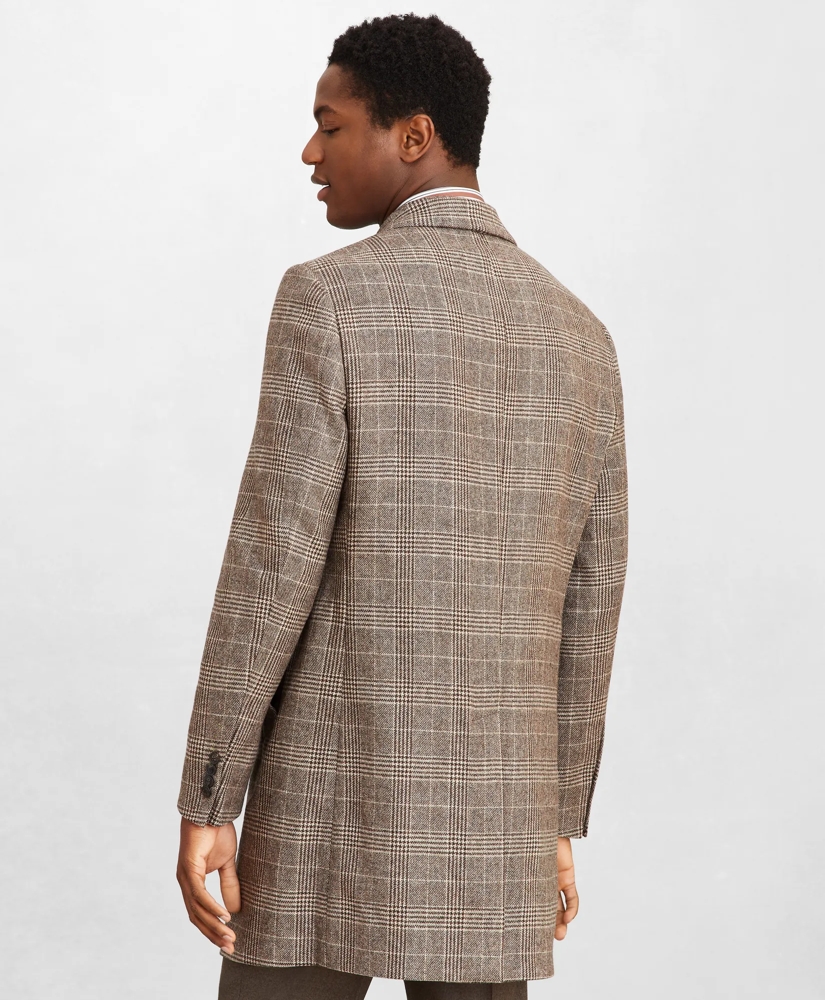 Golden Fleece® Double-Breasted Plaid Topcoat, image 4