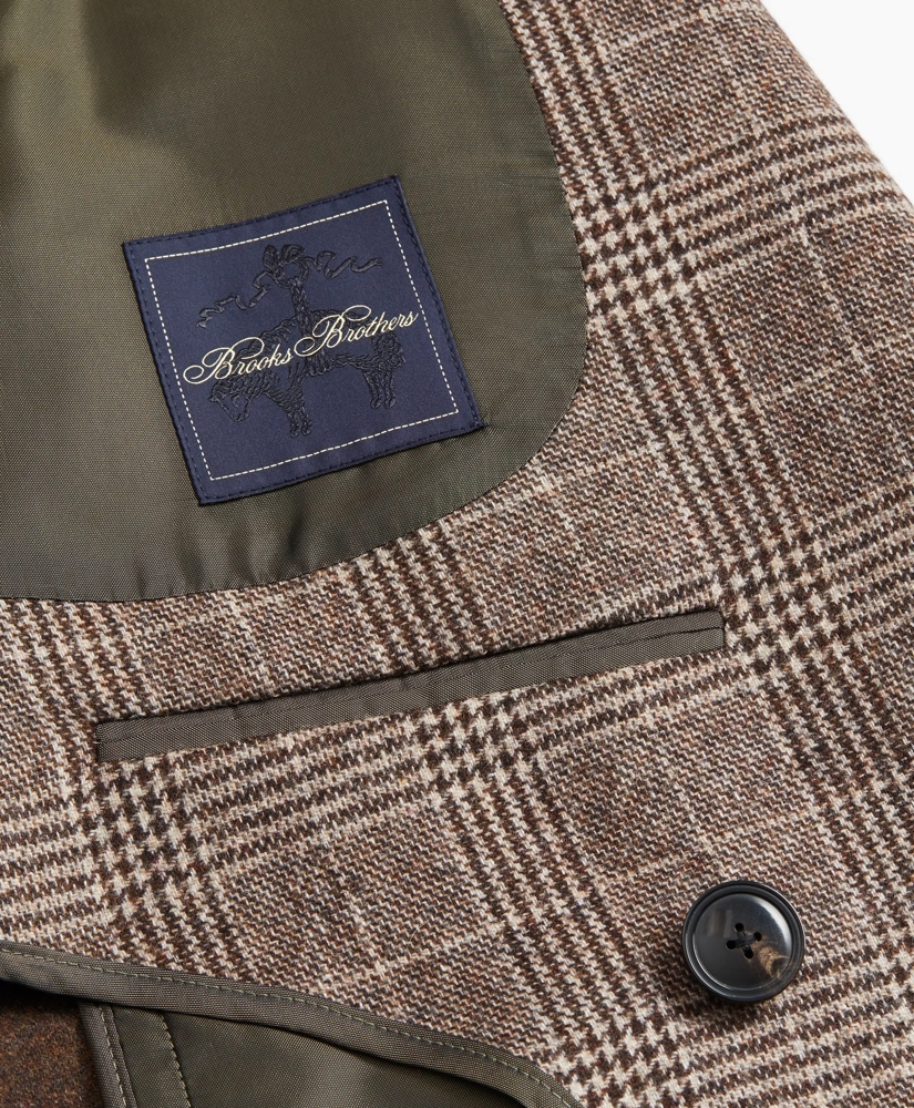 Golden Fleece® Double-Breasted Plaid Topcoat, image 5
