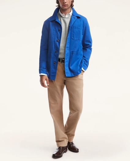Stretch Cotton Twill Chore Jacket, image 2
